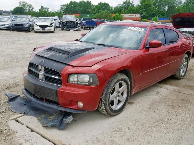 2B3CA3CV4AH285092 - 2010 DODGE CHARGER SX RED photo 2