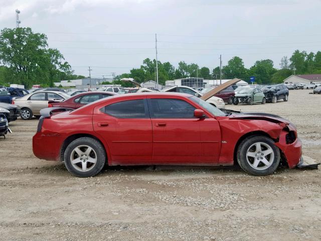 2B3CA3CV4AH285092 - 2010 DODGE CHARGER SX RED photo 9