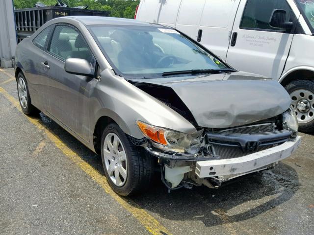 2HGFG12656H519208 - 2006 HONDA CIVIC LX BROWN photo 1