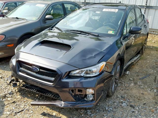 JF1VA1E63H9814114 - 2017 SUBARU WRX PREMIU GRAY photo 2