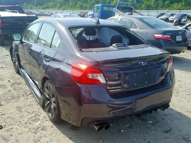 JF1VA1E63H9814114 - 2017 SUBARU WRX PREMIU GRAY photo 3