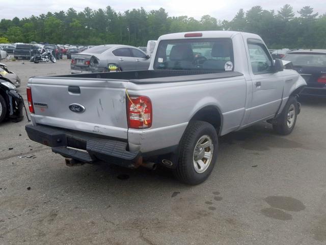 1FTKR1AD5APA53338 - 2010 FORD RANGER SILVER photo 4