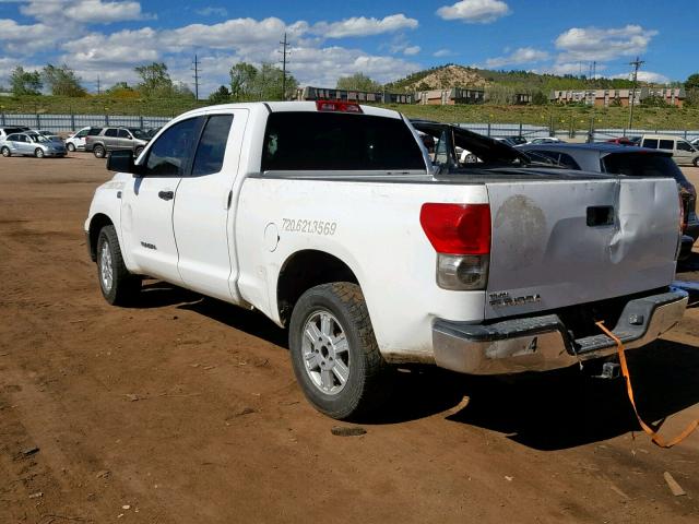 5TFRT54118X023773 - 2008 TOYOTA TUNDRA DOU WHITE photo 3