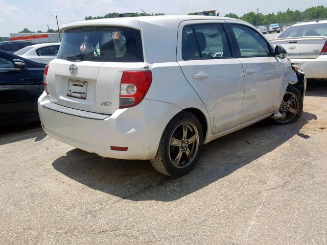 JTKKU4B41C1017787 - 2012 TOYOTA SCION XD WHITE photo 4