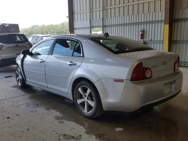 1G1ZC5E02CF159262 - 2012 CHEVROLET MALIBU 1LT SILVER photo 3