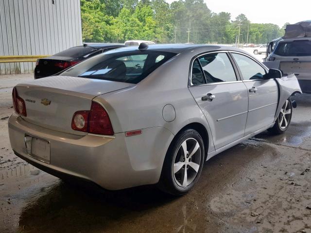 1G1ZC5E02CF159262 - 2012 CHEVROLET MALIBU 1LT SILVER photo 4