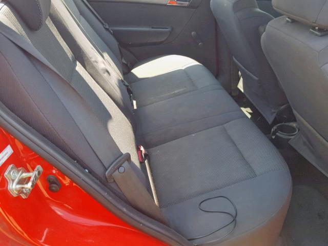 KL1TD56658B158044 - 2008 CHEVROLET AVEO BASE Қызыл фото 6