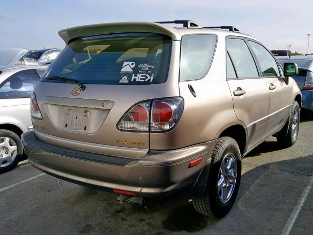 JTJGF10U510088581 - 2001 LEXUS RX 300 CREAM photo 4