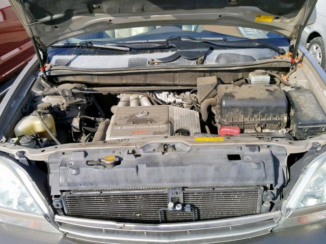 JTJGF10U510088581 - 2001 LEXUS RX 300 CREAM photo 7