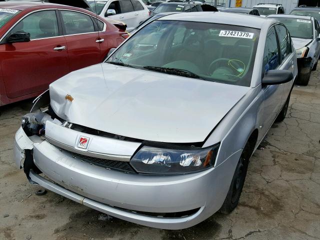 1G8AJ52FX3Z115442 - 2003 SATURN ION LEVEL SILVER photo 2