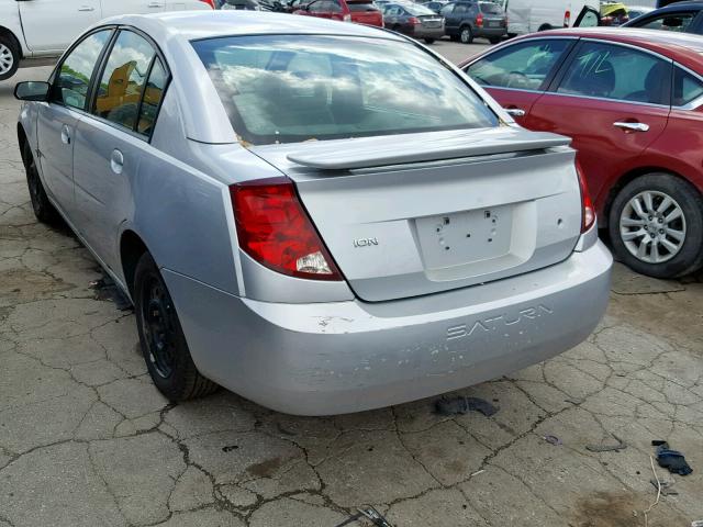 1G8AJ52FX3Z115442 - 2003 SATURN ION LEVEL SILVER photo 3