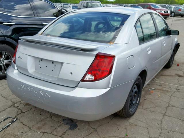 1G8AJ52FX3Z115442 - 2003 SATURN ION LEVEL SILVER photo 4