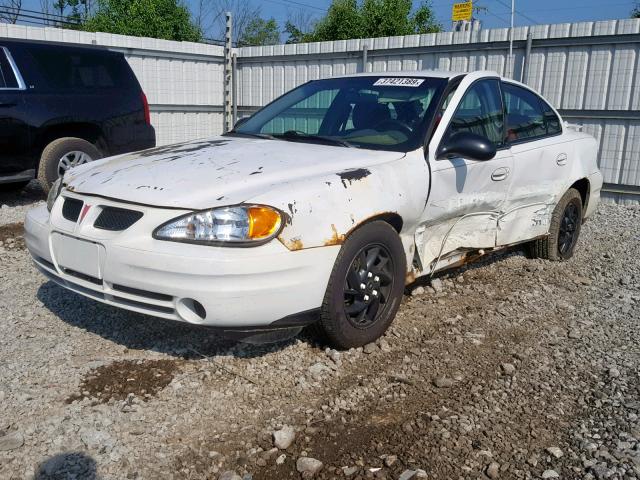 1G2NF52E64M501651 - 2004 PONTIAC GRAND AM S WHITE photo 2