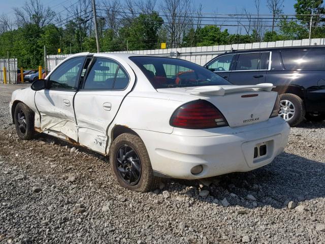 1G2NF52E64M501651 - 2004 PONTIAC GRAND AM S WHITE photo 3
