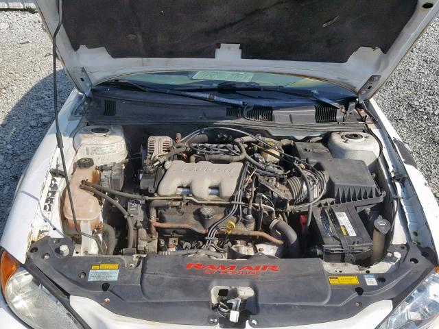 1G2NF52E64M501651 - 2004 PONTIAC GRAND AM S WHITE photo 7