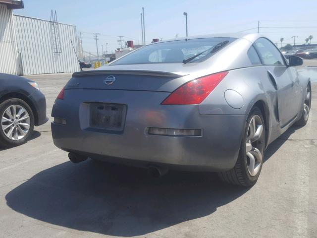 JN1AZ34E66M380600 - 2006 NISSAN 350Z COUPE GRAY photo 4