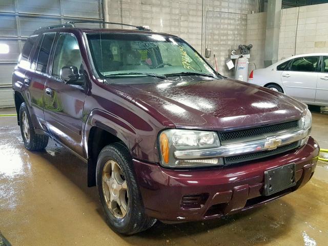 1GNDT13S682129086 - 2008 CHEVROLET TRAILBLAZE PURPLE photo 1