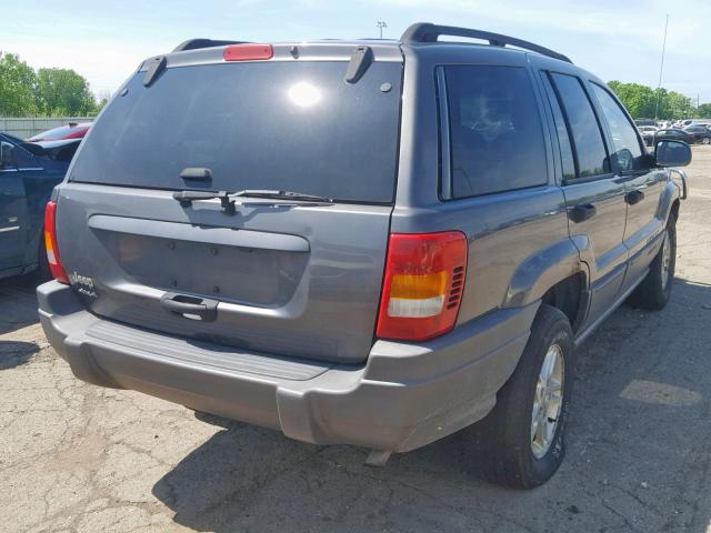 1J4GW48S82C107593 - 2002 JEEP GRAND CHER GRAY photo 4