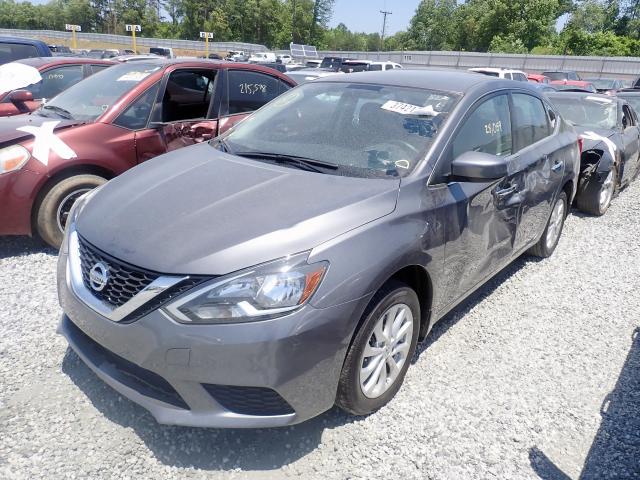 3N1AB7APXHY400932 - 2017 NISSAN SENTRA S GRAY photo 2