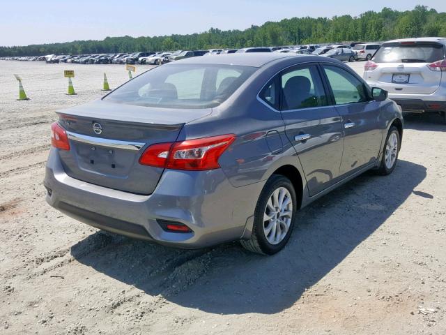 3N1AB7APXHY400932 - 2017 NISSAN SENTRA S GRAY photo 4