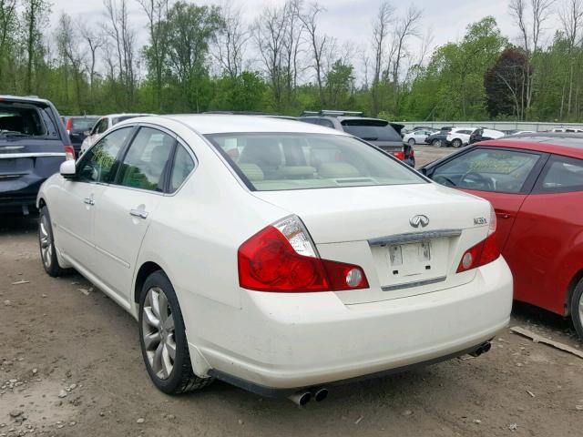 JNKAY01F06M260611 - 2006 INFINITI M35 BASE WHITE photo 3