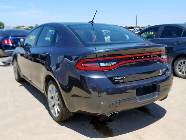 1C3CDFBA8DD344804 - 2013 DODGE DART SXT GRAY photo 3