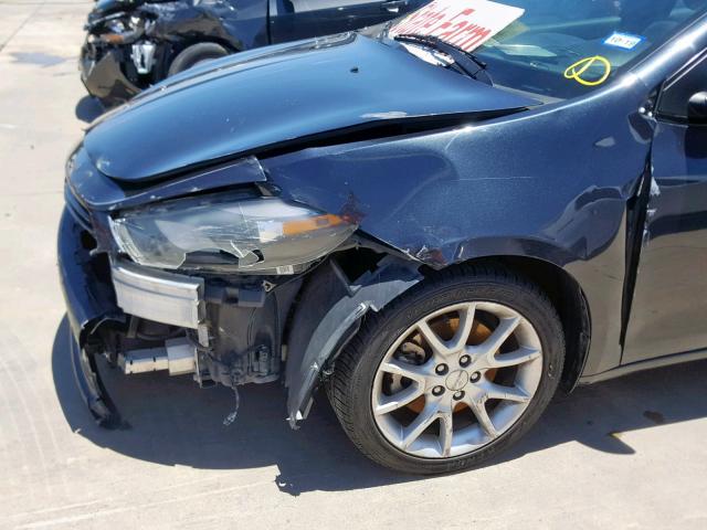 1C3CDFBA8DD344804 - 2013 DODGE DART SXT GRAY photo 9