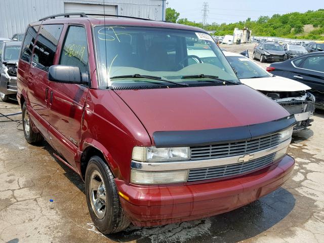 1GNDM19X52B146680 - 2002 CHEVROLET ASTRO MAROON photo 1