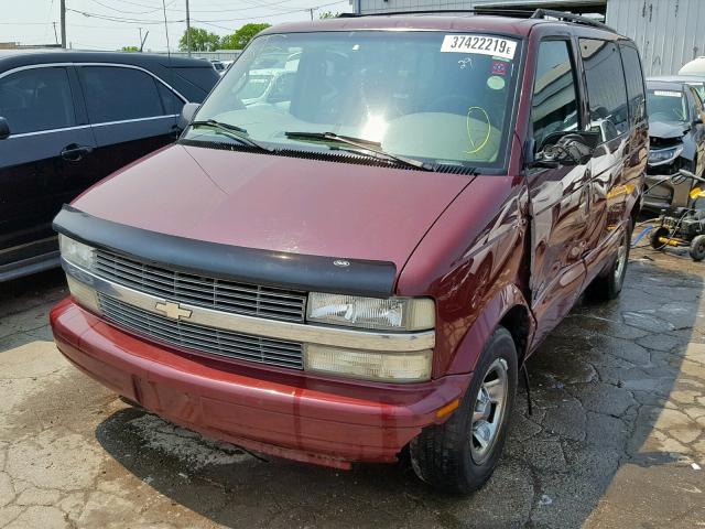 1GNDM19X52B146680 - 2002 CHEVROLET ASTRO MAROON photo 2