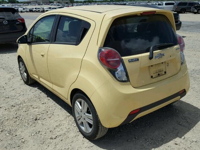 KL8CB6S93EC522674 - 2014 CHEVROLET SPARK LS YELLOW photo 3