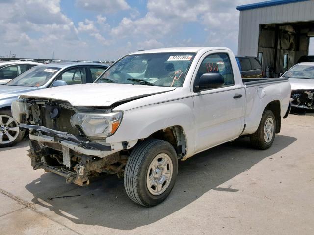 5TFNX4CN0DX023629 - 2013 TOYOTA TACOMA WHITE photo 2