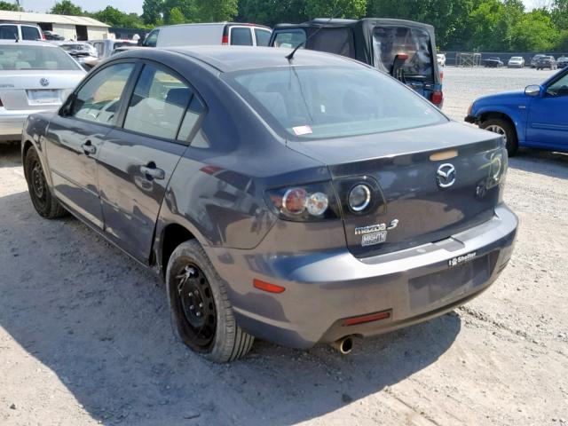 JM1BK32F291238865 - 2009 MAZDA 3 I GRAY photo 3