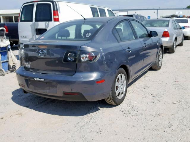 JM1BK32F291238865 - 2009 MAZDA 3 I GRAY photo 4