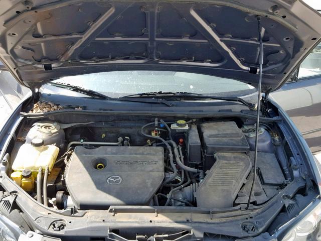 JM1BK32F291238865 - 2009 MAZDA 3 I GRAY photo 7