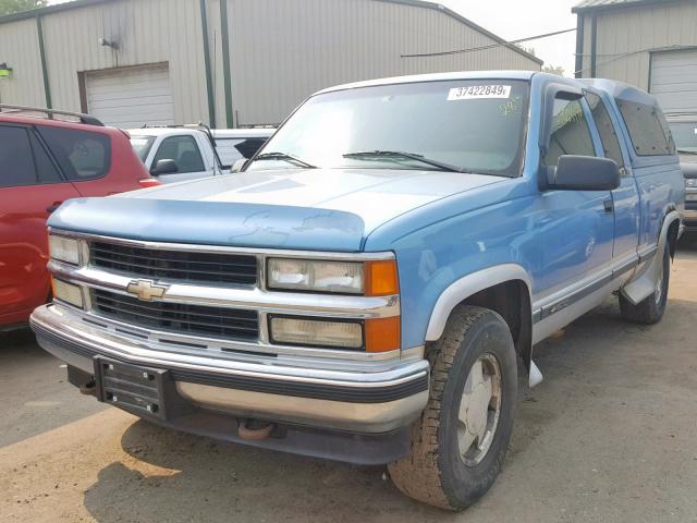 2GCEK19R7V1129288 - 1997 CHEVROLET GMT-400 K1 BLUE photo 2