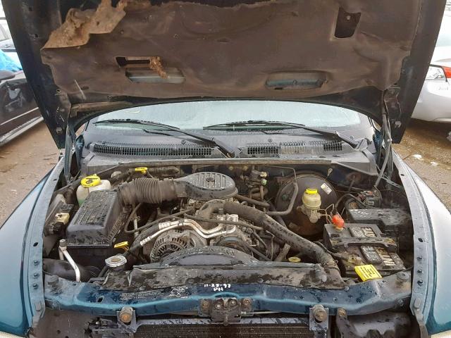 1B7GL22Y8WS598291 - 1998 DODGE DAKOTA GREEN photo 7