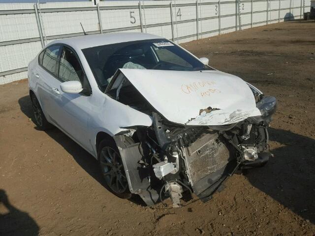 1C3CDFBB4ED920611 - 2014 DODGE DART SXT WHITE photo 1