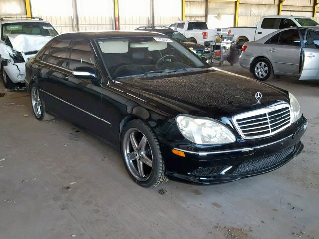 WDBNG75J26A464243 - 2006 MERCEDES-BENZ S 500 BLACK photo 1