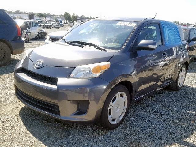 JTKKU4B40B1012045 - 2011 TOYOTA SCION XD GRAY photo 2