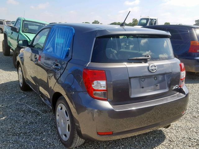 JTKKU4B40B1012045 - 2011 TOYOTA SCION XD GRAY photo 3