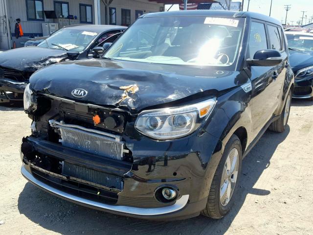 KNDJX3AE3H7021164 - 2017 KIA SOUL EV + BLACK photo 2