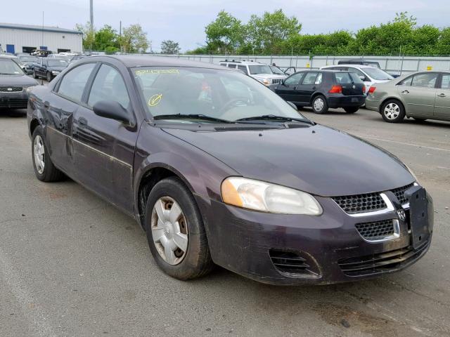 1B3EL36TX4N337298 - 2004 DODGE STRATUS SE MAROON photo 1