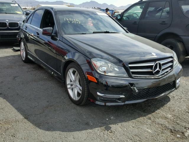 WDDGF4HB4ER309134 - 2014 MERCEDES-BENZ C 250 BLACK photo 1