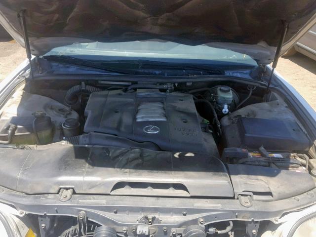 JT8BH28F0X0166422 - 1999 LEXUS LS 400 SILVER photo 7