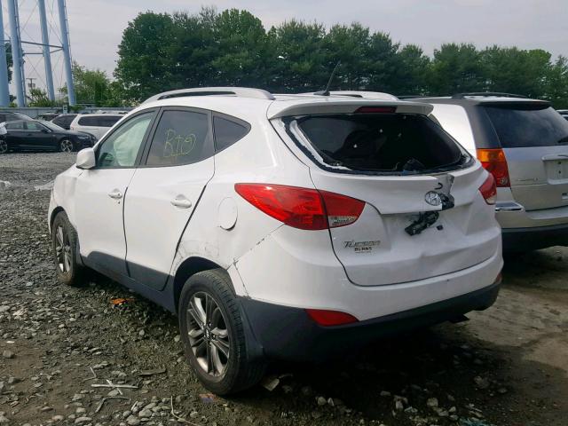 KM8JU3AG0FU953407 - 2015 HYUNDAI TUCSON LIM WHITE photo 3