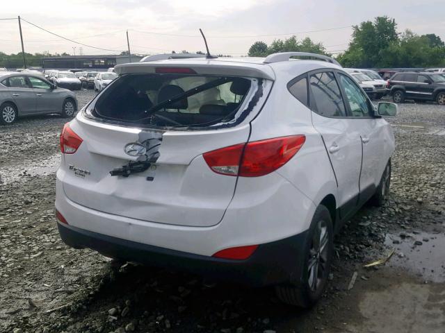 KM8JU3AG0FU953407 - 2015 HYUNDAI TUCSON LIM WHITE photo 4