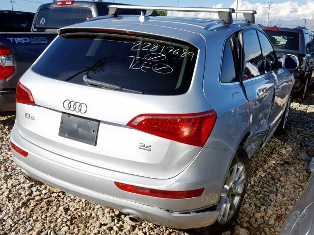 WA1KK78R09A019728 - 2009 AUDI Q5 3.2 SILVER photo 4