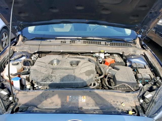 3FA6P0D90JR206800 - 2018 FORD FUSION TIT BLUE photo 7