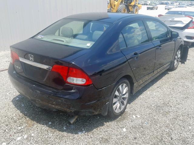 2HGFA1F94AH528531 - 2010 HONDA CIVIC EXL BLACK photo 4