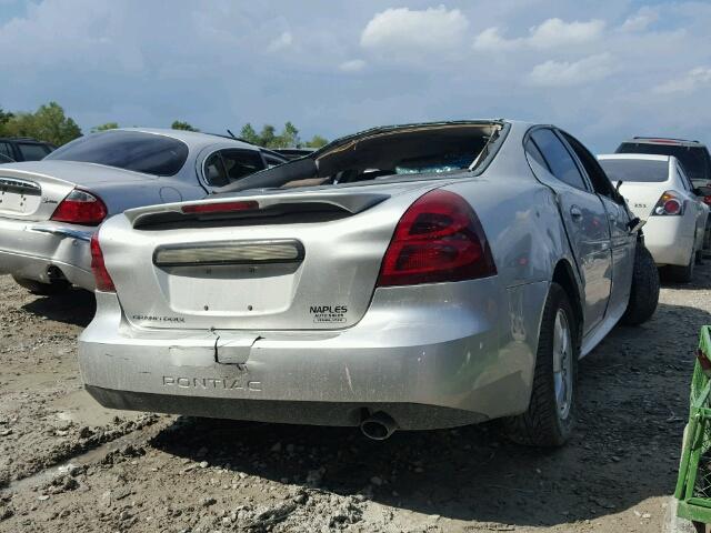 2G2WP552261116105 - 2006 PONTIAC GRAND PRIX ვერცხლისფერი ფოტო 4